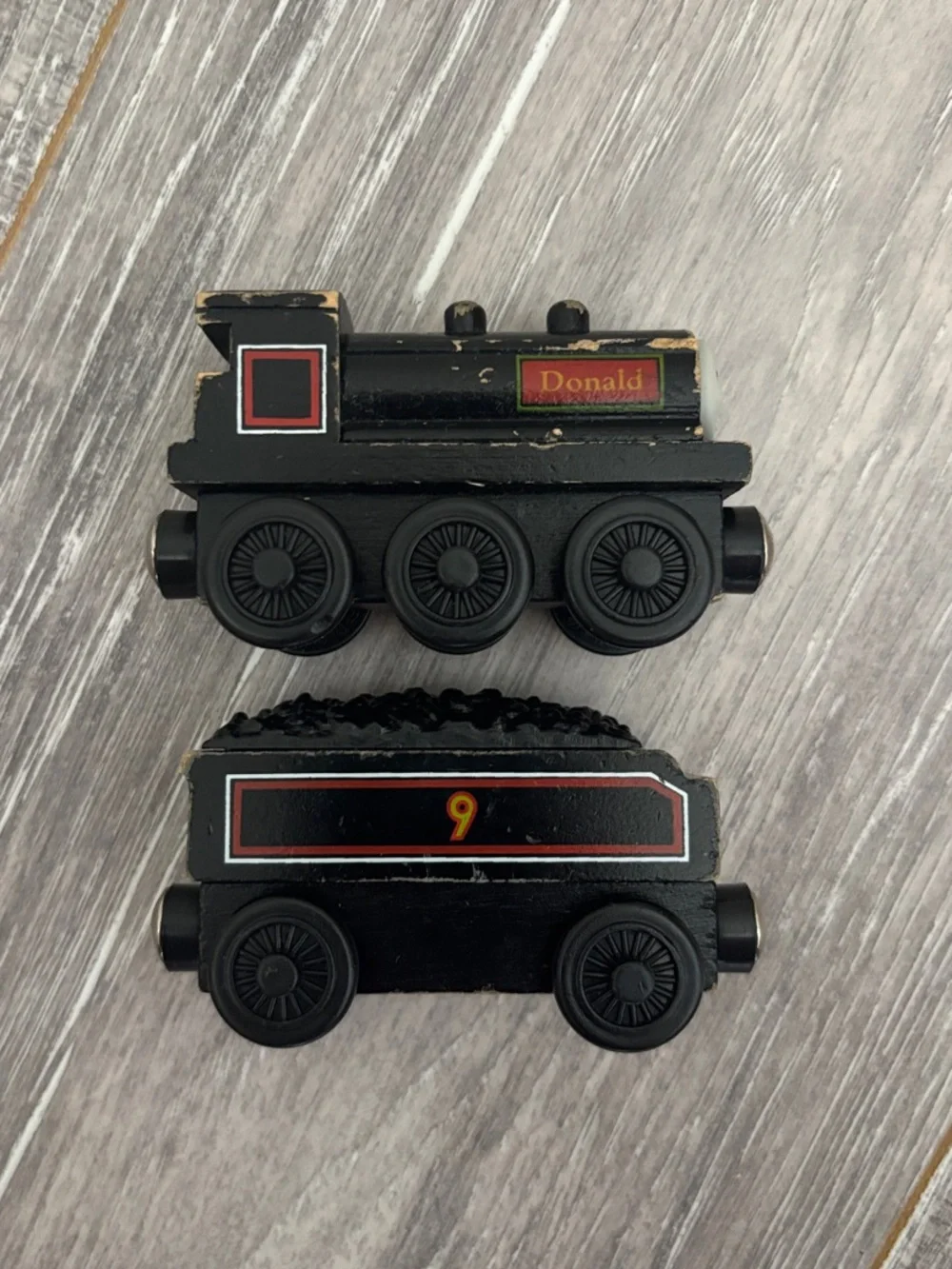 Wooden Donald and Tender (1999 No Name) - Thomas & Friends